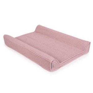 Pokrowiec na przewijak Comfort Waffle Line Silver Pink 50x70 Ceba Baby