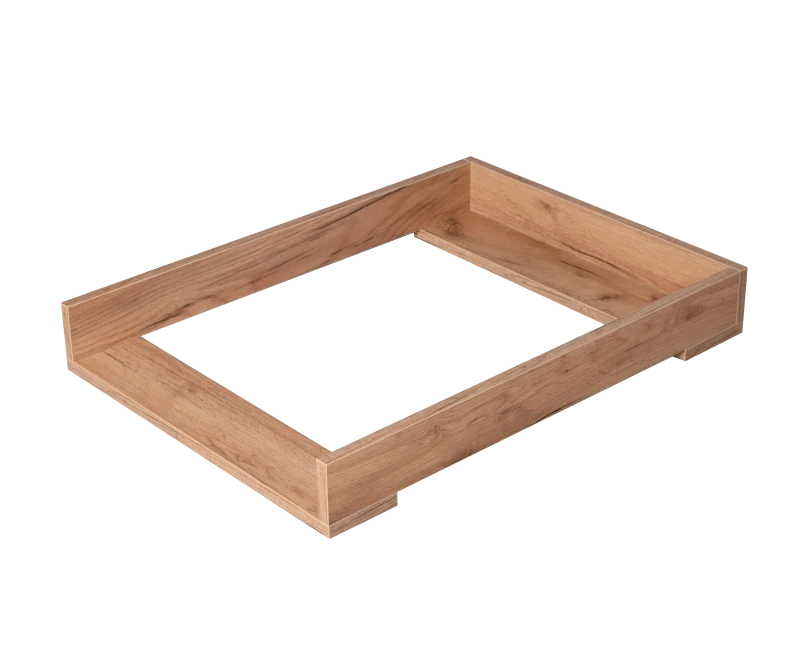 Nakładka na komodę o głębokości 50 cm - Dąb naturalny