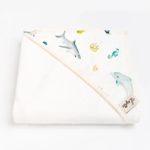 Bambusowy ręcznik niemowlęcy Ocean, 85x85 cm - Layette