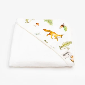 Bambusowy ręcznik niemowlęcy Woods, 85x85 cm - Layette 