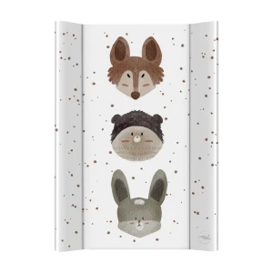 CEBA BABY Przewijak twardy krótki (50x70) Basic Cute Animals