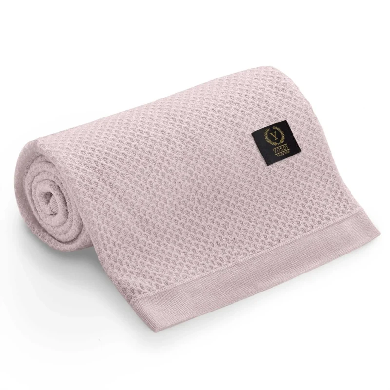 KOCYK-BAMBUSOWY-CLOVER-PUDROWY-ROZ-BAMBOO-BLANKET-POWDER-PINK-YOSOY.webp