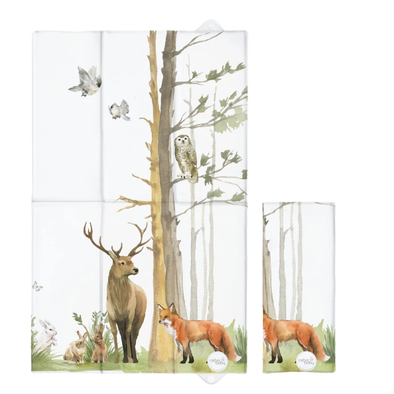 Składana mata do przewijania (40x60) Woodland - Ceba Baby