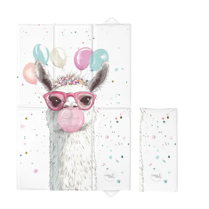 Składana mata do przewijania (40x60) Crazy Llama - Ceba Baby