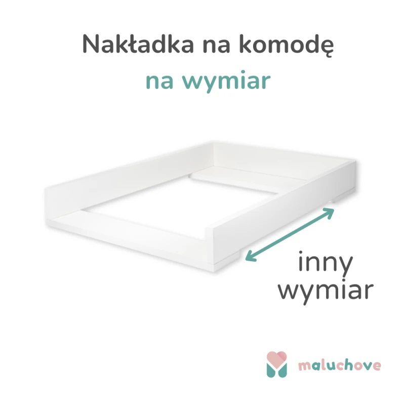 Nakładka na wymiar - przewijak na komodę